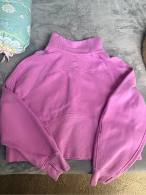 lululemon athletica Pink Half-Zip Pullover Sweatshirt thumbnail 6