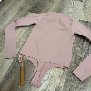 Skims essential long sleeve scoop neck bodysuit Color dusk Size small/medium New thumbnail 2