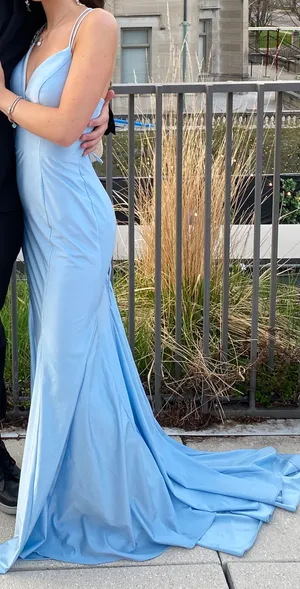 Blue Prom Dress Size 00 thumbnail 2