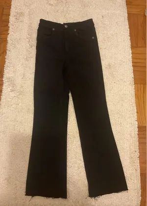 Zara Classic Black Women's Jeans size 24 waist 27 length thumbnail 10