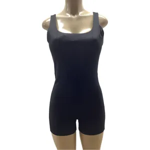 Xersion Size L Black EverUltra-Lite Womens Sleeveless Active Short Romper. New thumbnail 5