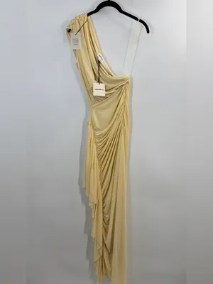 Superdown Juliet Midi Dress in Baby Yellow thumbnail 6