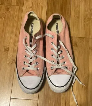 Converse All Star Women’s Size 10 & Men’s Size 8 Lace Up Sneakers Pink Color thumbnail 1