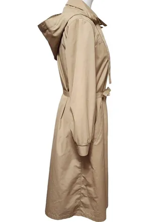 Vintage London Fog tan belted trench coat size 10p thumbnail 2