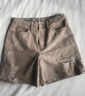 High Rise Denim Shorts Size 8 thumbnail 1