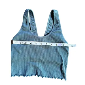 Spiritual Gangster Crop Tank Sage Green Size Small thumbnail 4