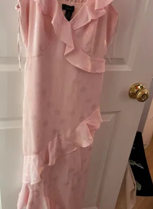 Pink long dress Size M thumbnail 1