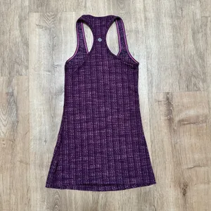 LULULEMON | Woman's Ziggy Wee August Glo Purple‎ Pink Racerback Tank, Size 4 thumbnail 5