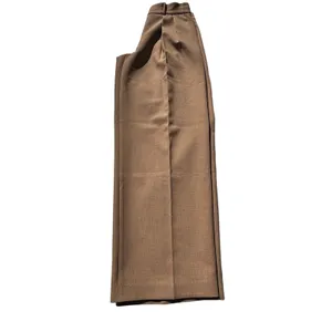 Babaton Artizia Womens The Effortless Pant Camel Wide Leg Pleated 2 thumbnail 2