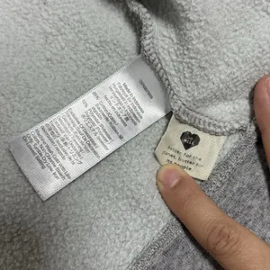 Madewell MWL Betterterry Full-Zip Hoodie Sweatshirt Size M Gray Cozy Lounge‎ thumbnail 7