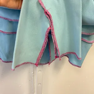 Y2K‎ The Ragged Priest Urban Outfitters Women's Blue Y2K Cutout Ribbed Top Sz 14 thumbnail 8