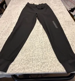 DSG Womens Everyday High Rise Ribbed Sweatpants Black Size XS‎ NWT thumbnail 1