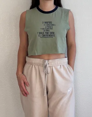 Cotton American Vintage Cropped Tank Top thumbnail 1