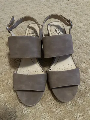 Life Stride Women’s Ankle Strap Block Heel Sandals — Taupe, 9 thumbnail 2