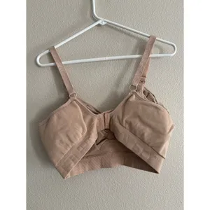 Kindred Bravely Sublime Hands Free Pumping Nursing‎ Bra Tan Large Busty Fit thumbnail 3