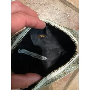 Free People Kelly Belt Croc bag in green thumbnail 6