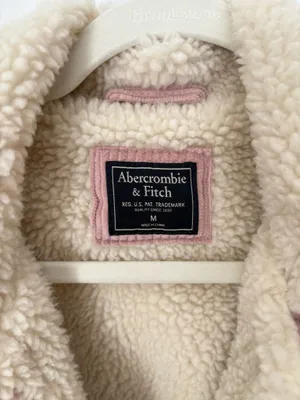 Abercrombie & Fitch Pink Corduroy Sherpa Jacket thumbnail 3