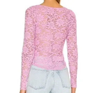 Free People NWT X REVOLVE Long Distance Layering Top in Flower Trail thumbnail 8