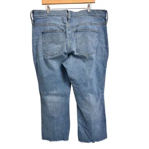 J.Crew Womens‎ 9" Demi Boot Crop Jeans Size 34 Brommell Wash Frayed Hem Denim thumbnail 10