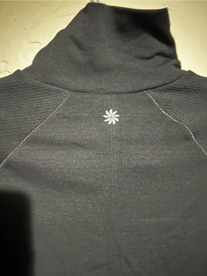 Athleta Take The‎ Heat Black Performance Turtleneck Athletic Top thumbnail 7