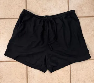ASOS Design Black Drawstring Shorts thumbnail 1