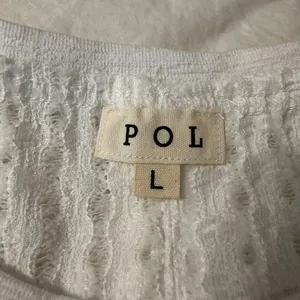 POL Ivory Her Kind Eyelets Crochet Eyelet Top - NWOT - Size L thumbnail 9