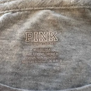 1440 | PINK Victoria's Secret You're Amazing Graphic Crop Tee Gray‎ Womens M thumbnail 6