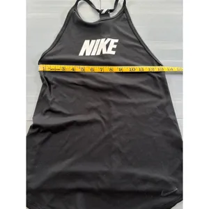 Nike Racer back Tank Workout Running Women Dry fit XS thumbnail 2