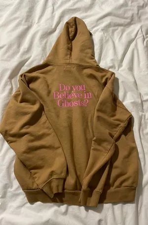 Lonely Ghost Brown Hoodie thumbnail 1