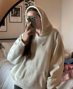 Olive Lynn I Hope You Have A Good Day Colorful Cream Hoodie thumbnail 6