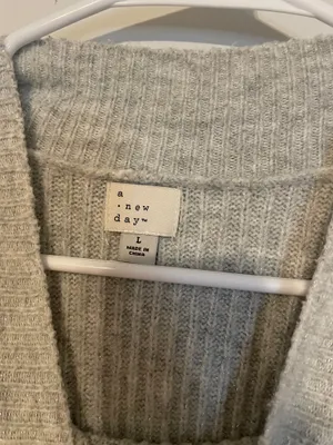 A New Day Sparkly Grey Sweater Dress thumbnail 4