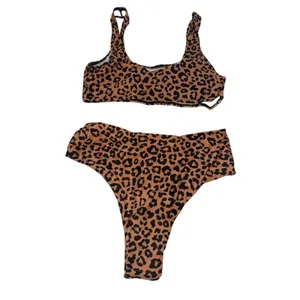 SHEIN Leopard Print Bikini Set NWT thumbnail 4