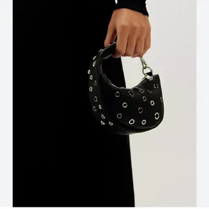 Free people Black Cresant Shape Carryall Bag Charm.NWT thumbnail 2