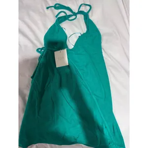 NIA Green Terrycloth Halter Wrap Mini Dress XS NWT‎ SOLD OUT thumbnail 5