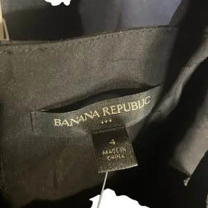 Banana Republic Black Square Neck Peplum Top size 4 NEW #756 thumbnail 7
