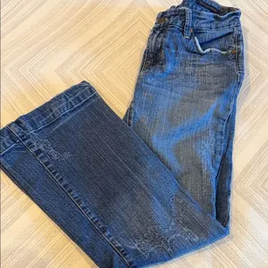 Citizens of Humanity Low Waist Full Leg #097 Jeans Size 28 Dark Blue thumbnail 1