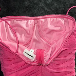 Superdown Emmie Mesh Mini Dress in Hot Pink Size Small thumbnail 8
