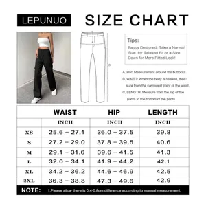 NEW Cargo Pants High Waisted Wide Leg Y2K Streetwear M thumbnail 5
