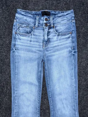 Buckle Black Fit No 35 High Rise Flare Stretch Jeans Sz 26 x 30 SHORT BBW1365S thumbnail 3