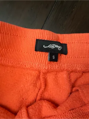 Ed Hardy Orange Shorts with Gold Graphic Small thumbnail 3