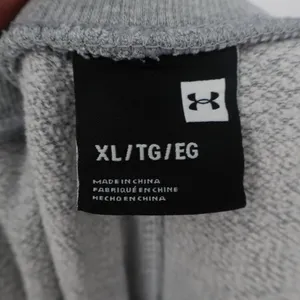 Under Armour Jogger Pants Womens XL Heather Gray Slash Pockets Drawstring Waist thumbnail 3
