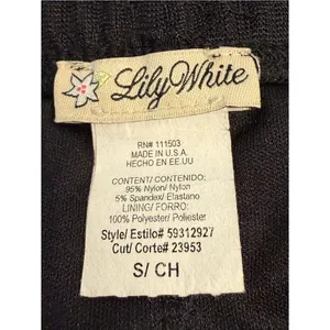 Lily White Vintage Whimsigoth Black Sheer Lace Maxi Skirt Size S Fairy Grunge Dark Coquette thumbnail 5