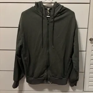 Alo Yoga Full Zip Sweatshirt Green thumbnail 2