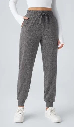NWT Halara High Waisted Ruched Yoga Joggers Large thumbnail 1