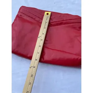 Vintage red faux leather Holiday Fair Inc crossbody bag thumbnail 6