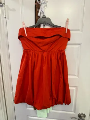 Indie Collection Red Bubble Strapless Dress thumbnail 2