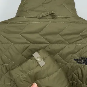 The North Face‎ Quilted Light Weight Jacket Water Resistant Moss Green Medium thumbnail 6