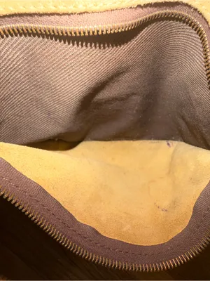 Sundance Suede Shoulder Bag in Taupe with Brown Leather Strap thumbnail 7
