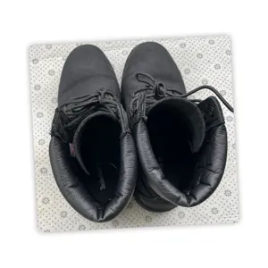 Timberland Ortholite Leather Waterproof Boots‎ Black 7.5M Womens A3340 thumbnail 2
