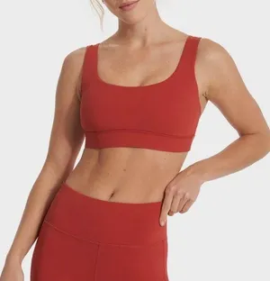 Vuori Stride Sports Bra in Poppy thumbnail 1